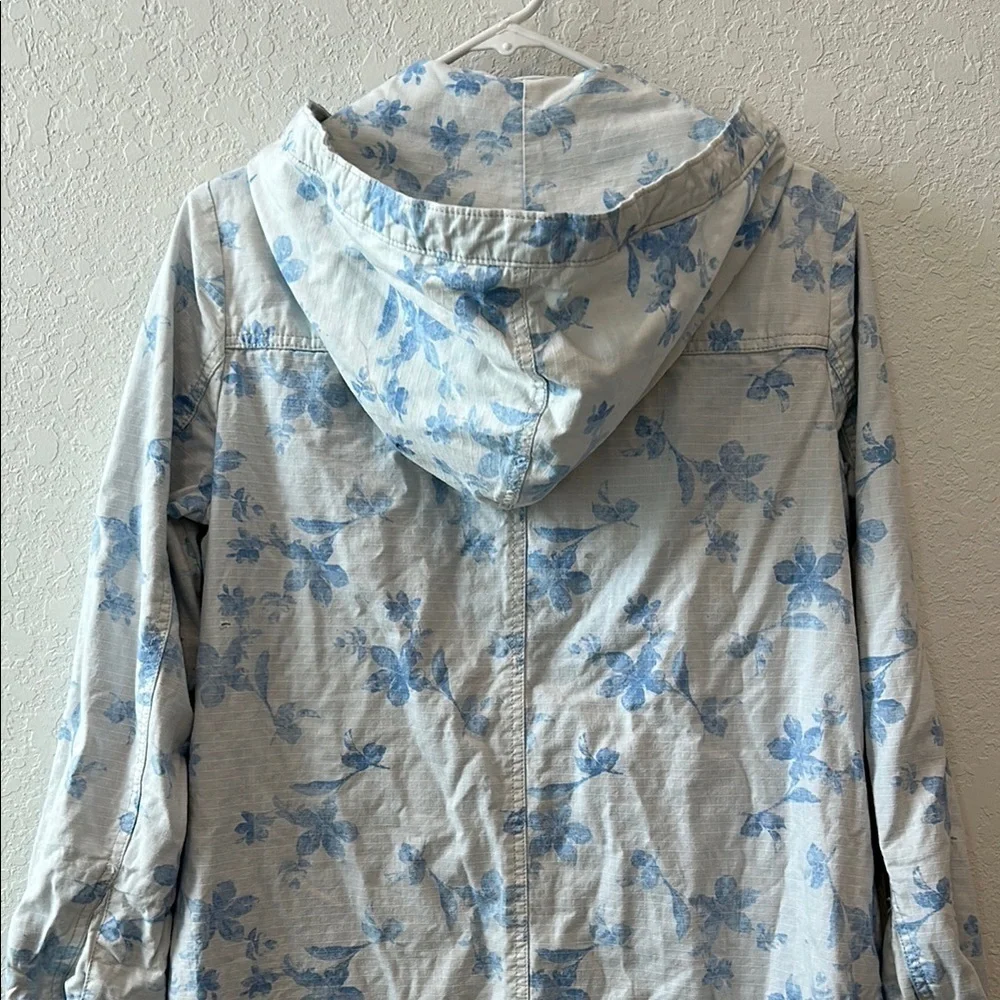 Free People Floral Hooded Jacket